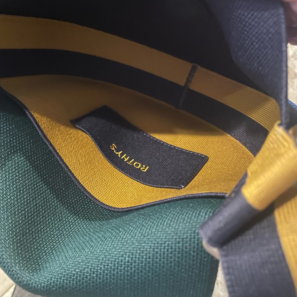 RARE Rothys The Saddle Crossbody in Mallard Green, like new - Picture 6 of 6